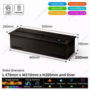 Ljojo Water Electric Fireplace 3D Mist Flame Realistic Remote Control Interior Steam Fireplace