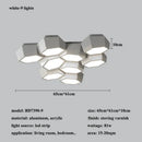 Ljojo Modern Geometry Led Ceiling Lamp Dimmable Chandeliers for Living Room Nordic Home Decor