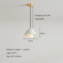 Luxury LED Ceramic Pendant Light Chandelier for Living Room by Ljojo