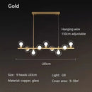 Modern Copper Glass Ball Pendant Lights Dining Kitchen Chandeliers by Ljojo