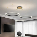 Modern Ring LED Pendant Light for Living Room by Ljojo - Stylish Chandelier for Home Decor