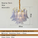 Murano Colorful Glass Petal Chandelier | Country Design LED Lighting by Ljojo