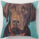 Cute Dog Pattern Square Pillow Covers For Home Decor by Ljojo