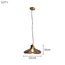 Ljojo Medieval Style Glass Flower Chandelier Pendant Lighting for Modern Creative Home Decor
