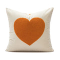 Ljojo Leopard Printed Velvet Cushion Cover 45x45cm Burnt Orange Knot Home Decor