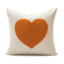 Ljojo Leopard Printed Velvet Cushion Cover 45x45cm Burnt Orange Knot Home Decor