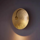 Ljojo LED Wall Light 3000K Gold Metal Art Deco Style for Parlor Bedroom Stairs