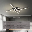 LED Ceiling Light Minimalist Long Line 30/40/50cm for Bedroom Living Room Illumination by Ljojo