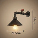 Ljojo Industrial Metal Wall Lamp: Postmodern Led Chandeliers for Living Room & Bedroom