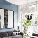 Modern Minimalist Glass Ball LED Pendant Light Chandelier for Living Room by Ljojo