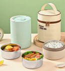 Ljojo 3-Layer Stainless Steel Thermal Lunch Box - BPA-Free Food Container