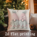 Ljojo Merry Christmas Snow Gnome Pillow Cover for Sofa Bedroom Car