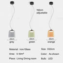 LED Glass Pendant Chandelier Minimalist Cafe Bar Decor Hanging Light by Ljojo