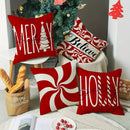 Ljojo Merry Christmas Pillow Cover for Festive Home Decor