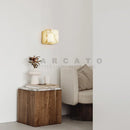 Ljojo Marble Square G9 LED Wall Sconce Light Fixture for Bedroom Aisle Staircase