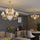 Ljojo Luxury Crystal Chandelier: Elegant Lighting for Living Room, Dining, and High-End Spaces
