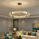 Ljojo Luxury Crystal Ceiling Pendant Lamp for Elegant Room Decor