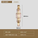 Nordic Luxury Crystal Wall Lamp Sconce Light for Living Room by Ljojo