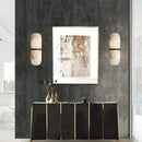 Modern Alabaster Marble wall light, Copper Body, Luxury Spanish Sconce for Bedroom by Ljojo