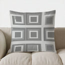Geometric Square Design Throw Pillow Cover by Ljojo