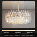 Crystal Villa Chandelier Long Stairway Light Luxury Modern Ljojo