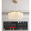 Ljojo Luxury Crystal Chandelier, French Dining Table Set, European Lamps