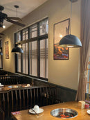 Industrial Black Ceiling Pendant Lamp E27 for Restaurant Dining | Ljojo