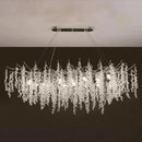 Ljojo Modern Luxury Crystal Chandelier LED Pendant Lamp Indoor Lighting Fixture