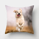 Dog Pattern Cushion Cover for Home Decor by Ljojo