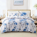 Leaf Plant Duvet Set, Boho Quilt Cover, Home Bedding by Ljojo