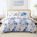 Leaf Plant Duvet Set, Boho Quilt Cover, Home Bedding by Ljojo