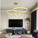 Modern Led Chandelier Pendant Light for Living Room, Ljojo Acrylic Indoor Lighting Fixture.