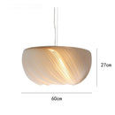 Nordic Sheepskin Pendant Light for Modern Minimalist Bedroom Decor by Ljojo