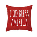 Ljojo LOVE USA Patriotic Letters Decorative Cushion Cover - Cartoon Style Home Decor Pillowcase