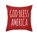 Ljojo LOVE USA Patriotic Letters Decorative Cushion Cover - Cartoon Style Home Decor Pillowcase