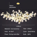 Luxury Ginkgo Leaf Chandelier Pendant Lamp for Living Room by Ljojo