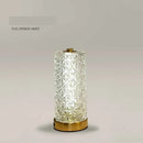 Ljojo Luxury Crystal Table Lamp | Dimmable & Rechargeable LED Bedside Lamp