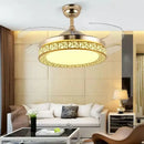 Nordic Invisible Silent Ceiling Fan Lamps - Minimalist Modern Home Decor by Ljojo