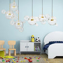 Nordic Glass Bubble LED Ceiling Chandelier Modern Dining Room Pendant Lighting by Ljojo