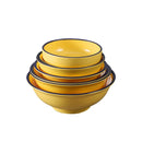 Ljojo Melamine Enamel Rice Bowl Set