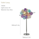 Nordic Color Glass Chandeliers - Art LED Pendant Lights for Bedroom Living Room by Ljojo