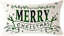 Christmas Wishes Animal Family Linen Pillowcase by Ljojo