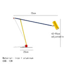 Nordic Long Arm LED Floor Lamp Colorful Joint Rotating Adjustable Fixture by Ljojo