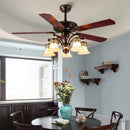 Ljojo 42-Inch Industrial Ceiling Fan with Remote Control