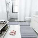 Ljojo Memory Foam Bathroom Mat: Non-slip, Super Absorbent Rug for Shower, Bathtub, and Doormat