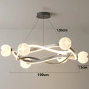 Ljojo LED Pendant Chandeliers for Modern Living and Dining Room Lighting