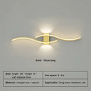 Ljojo LED Wall Light: Modern Long Strip for Bedroom and Living Room