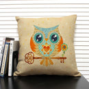 Ljojo Mermaid Linen Cushion Cover for Living Room Sofa Decoration