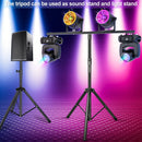 Ljojo™ Adjustable DJ Tripod Stand with Top T Bar for Lighting Fixtures