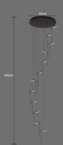 Ljojo Minimalist Bedroom Headboard Pendant Light with Adjustable Multiple Headlights